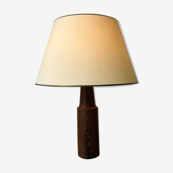 Lampe de table danoise vintage wengé