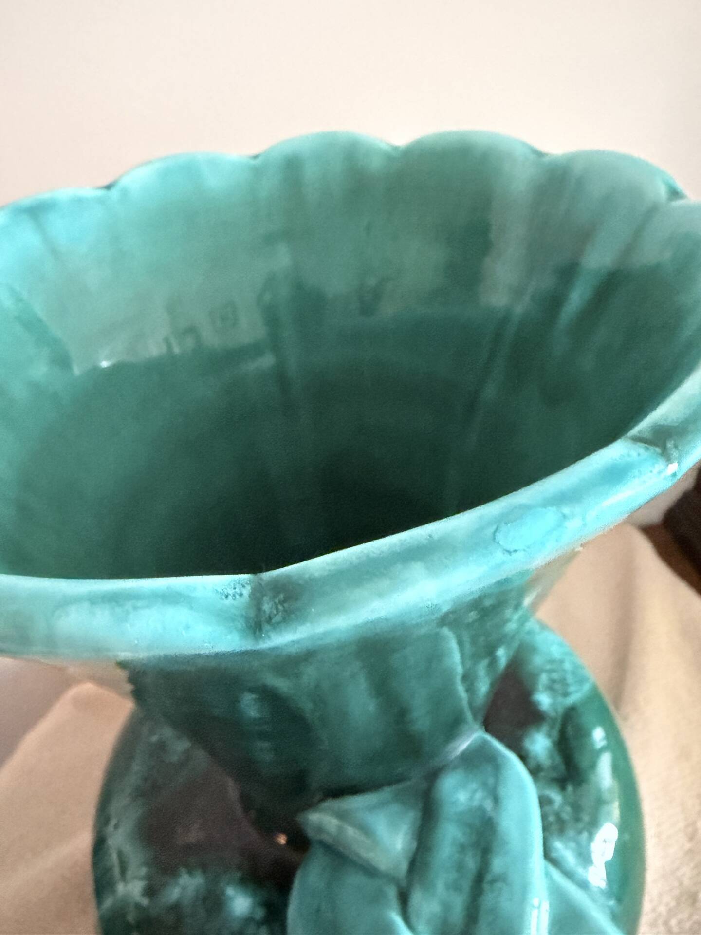 Mid-Century Vallauris Flamed Ceramic Amphora Vase by Louis Giraud