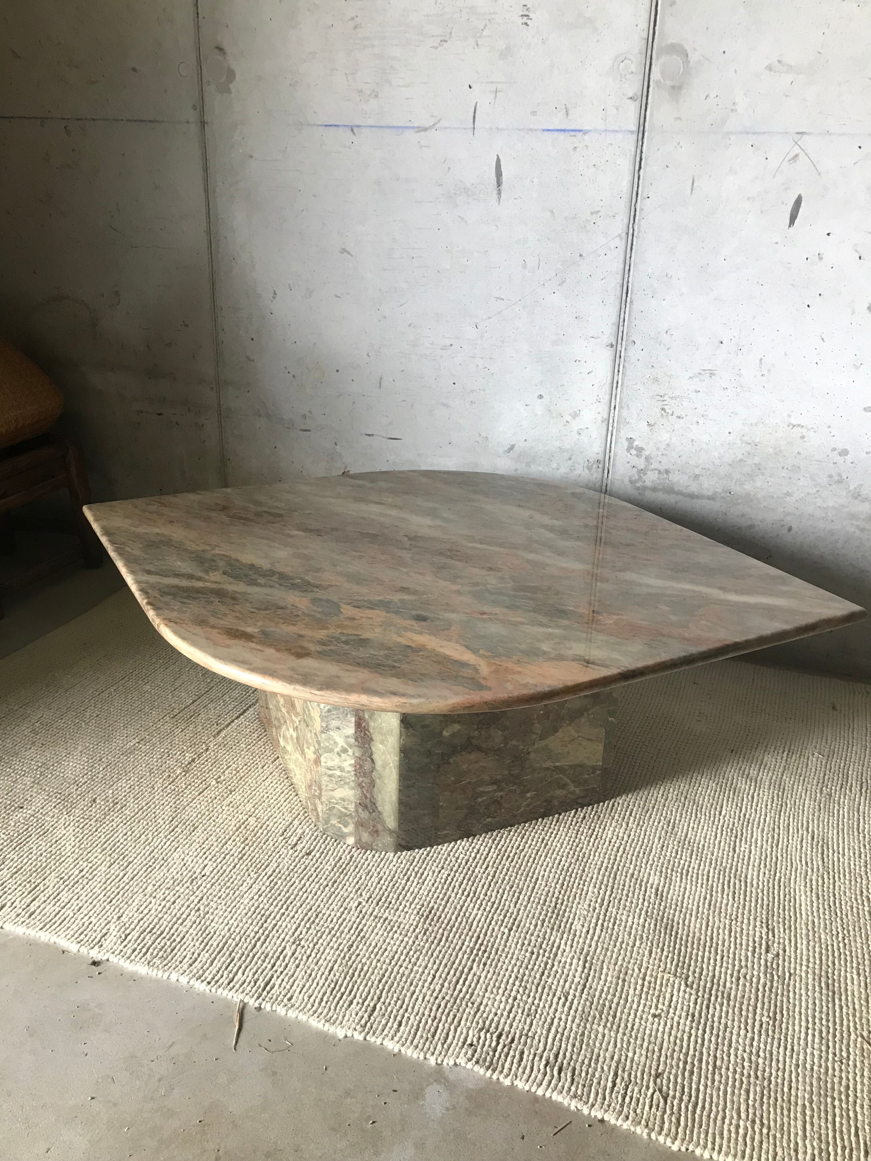 Marble coffee table