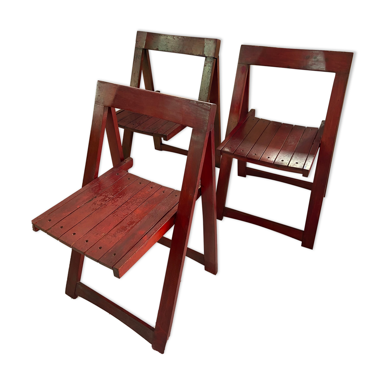 Lot de 3 chaises pliantes