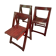 Lot de 3 chaises pliantes