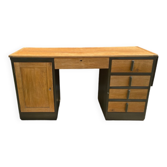 Bureau en chêne restauré