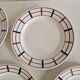 Set of 7 Saint Amandinoise Dessert Plates