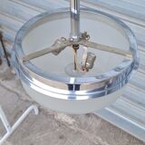 Czechoslovakian frosted glass pendant light