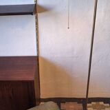 Mid century brass banker's adjustable floor lamp, 1970s