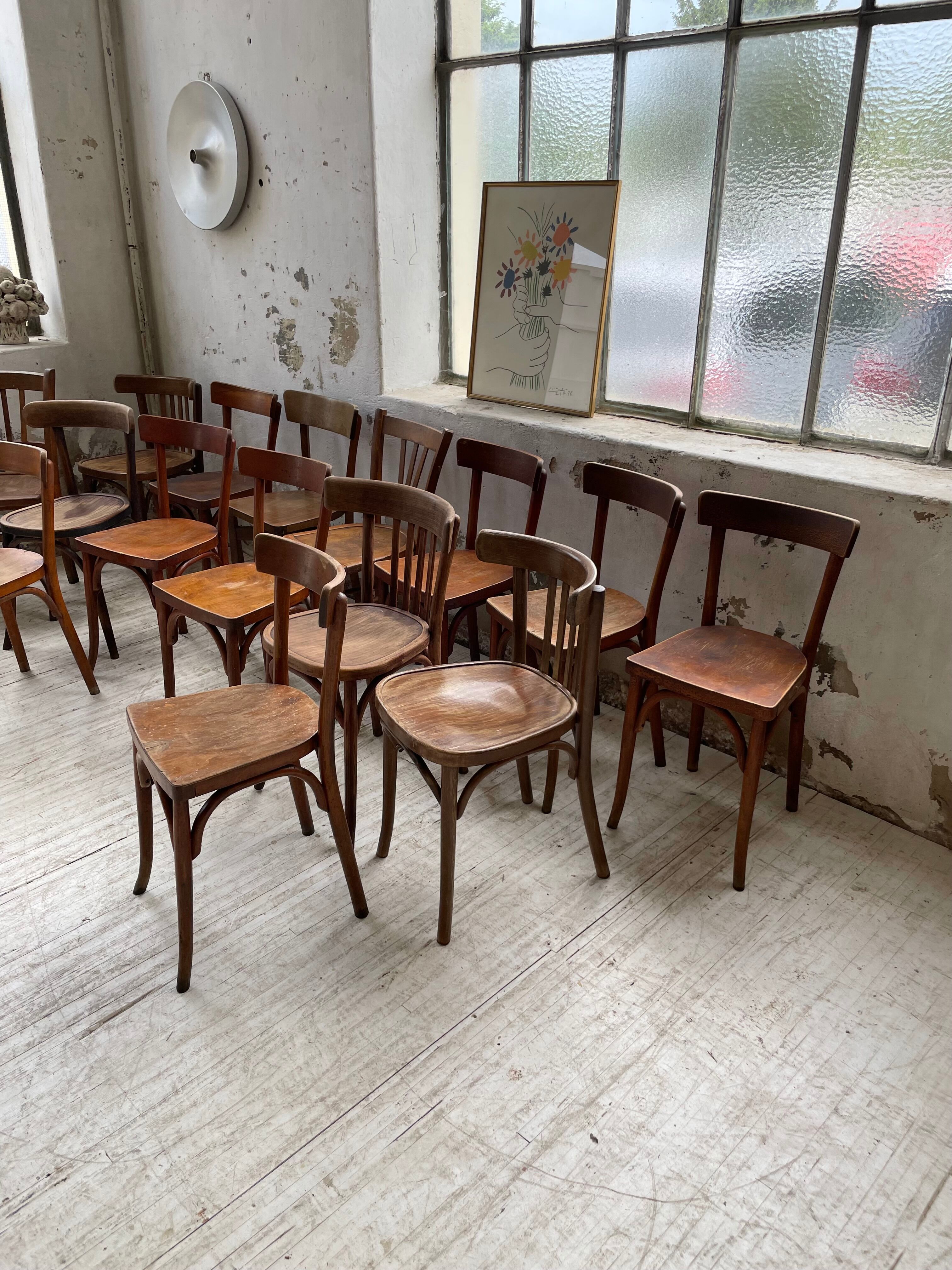 16 Baumann bistro chairs