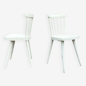 Pair of Baumann bistro chairs