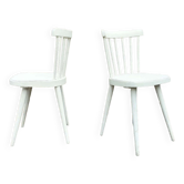 Pair of Baumann bistro chairs