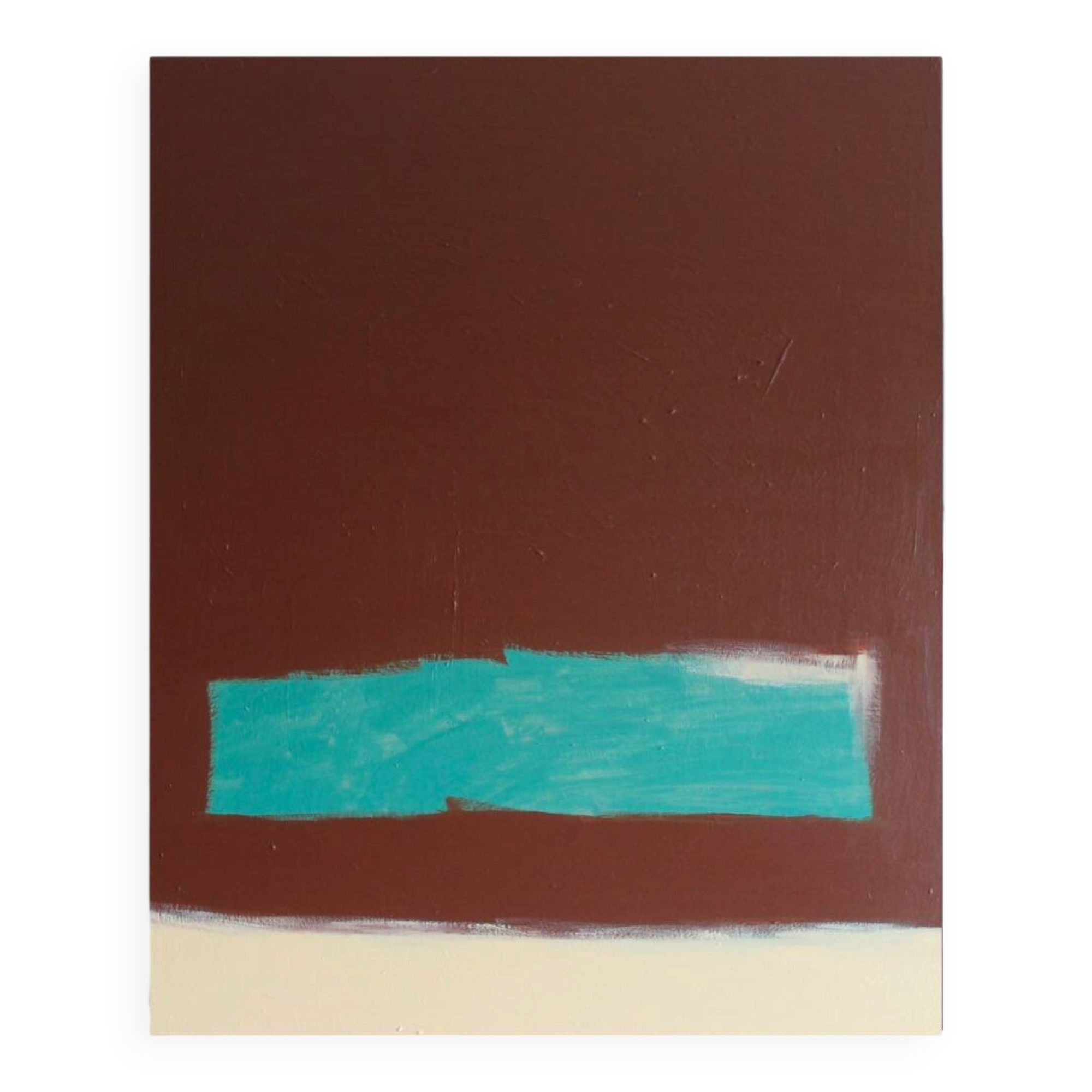 Minimalist abstract painting "garden thoughts"
