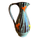 Vase vintage marron Brigitte France des années 1960