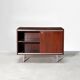 Rosewood sideboard with sliding doors, George Nelson, Herman Miller