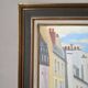 Oil on canvas street in Paris