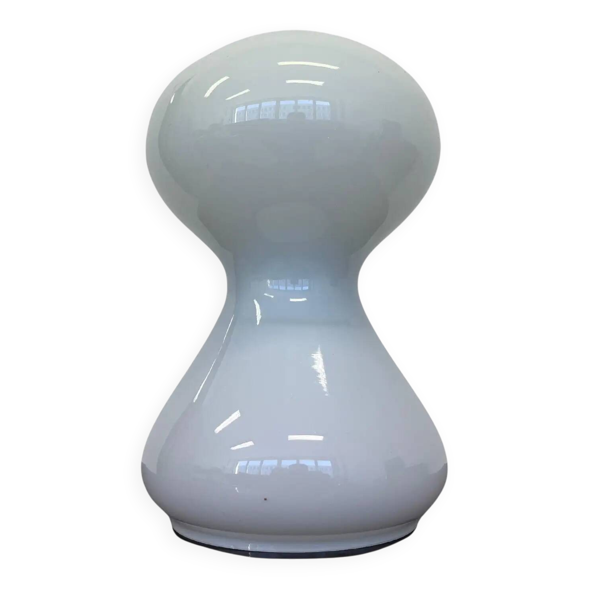 Glass midcentury table lamp by Ivan Jakes, Czechoslovakia, 1970s