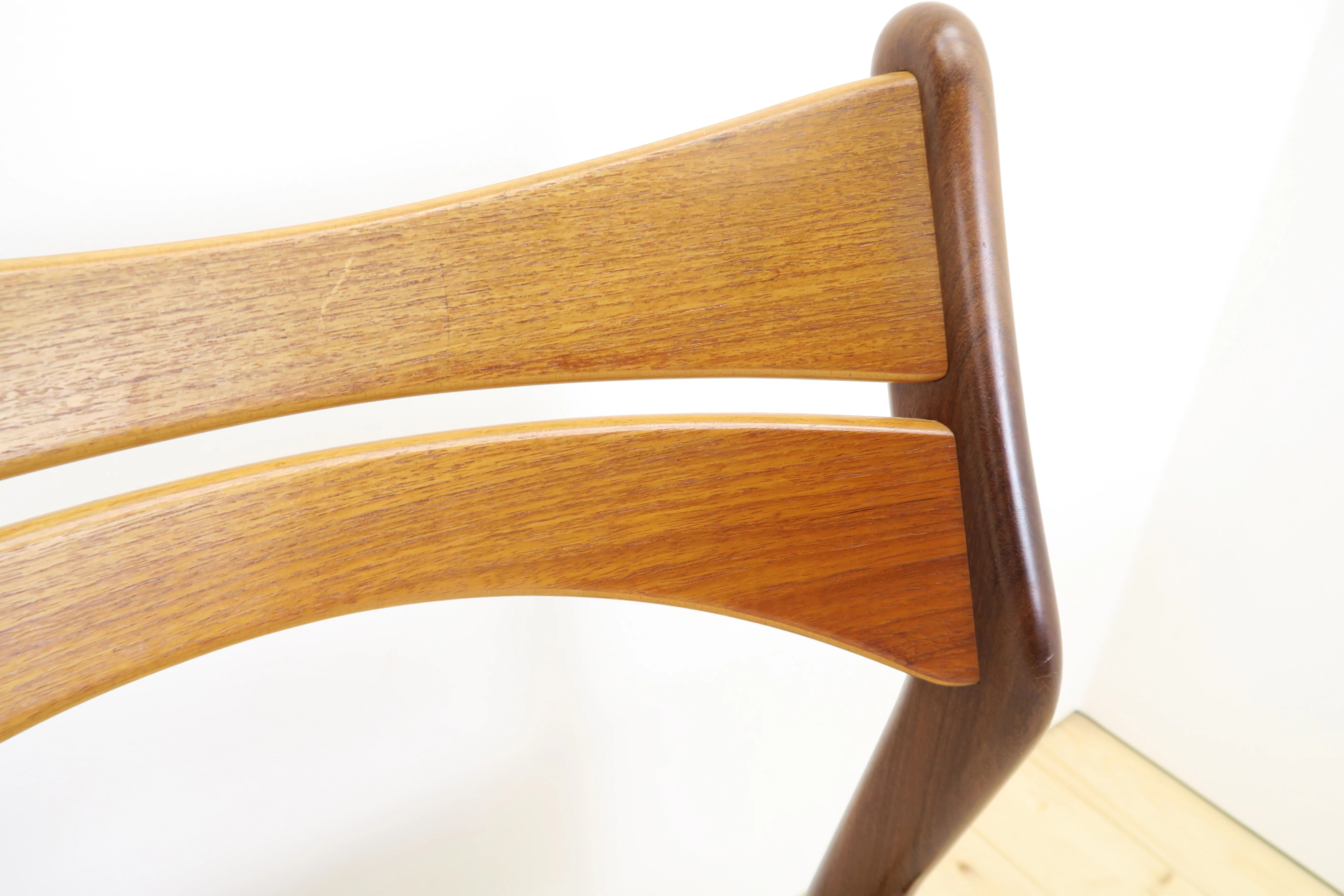 Ensemble de chaises par Erik Buch, années 1960