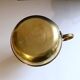 Large artisanal hand candle holder cellar rat gilded copper vintage atypical