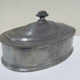 Oval tin box