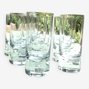 Kosta Boda Sweden 10 long drink glasses