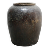 Jarre vintage en grès émaillé