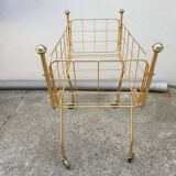 Vintage brass cot