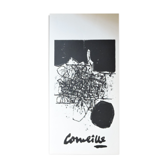 Affiche lithographie de Guillaume Corneille, 1960