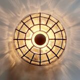 Mid-Century Glass Ceiling Light from Limburg, Germany, 1960s