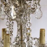 Antique chandelier with tassels