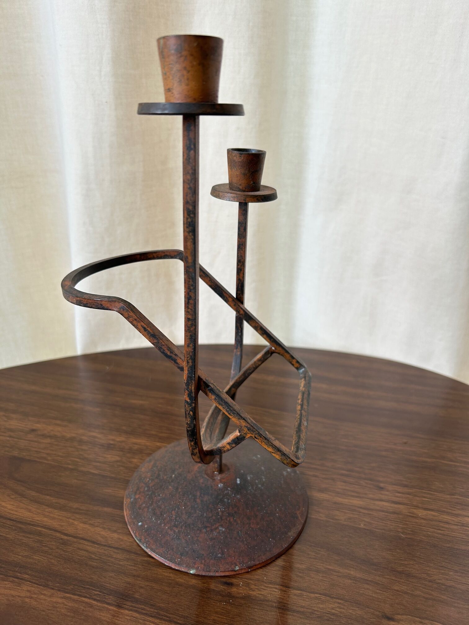 Brutalist candle holder