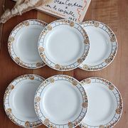 Set of 6 Ceranord dinner plates