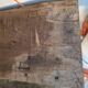 Antique solid wood workbench