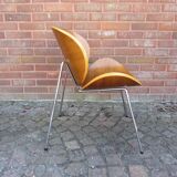 Scandinavian thermoformed wooden chair