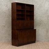 Omann Jun rosewood bookcase with secretaire