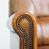 Fauteuil en cuir de mouton