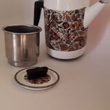 Enameled teapot