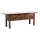 Buffet ancien de style anglais du 19e siècle avec une apparence rurale.