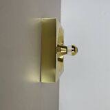 Rare Brass Pop Art Metal Wall Light by Klaus Hempel for Kaiser Leuchten, 1970s