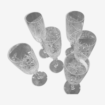 6 verres cristal Baccarat