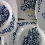11 Terre de Fer Clairefontaine Renaissance 19th Century Plates