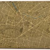 Paris 1960 plan coffee table