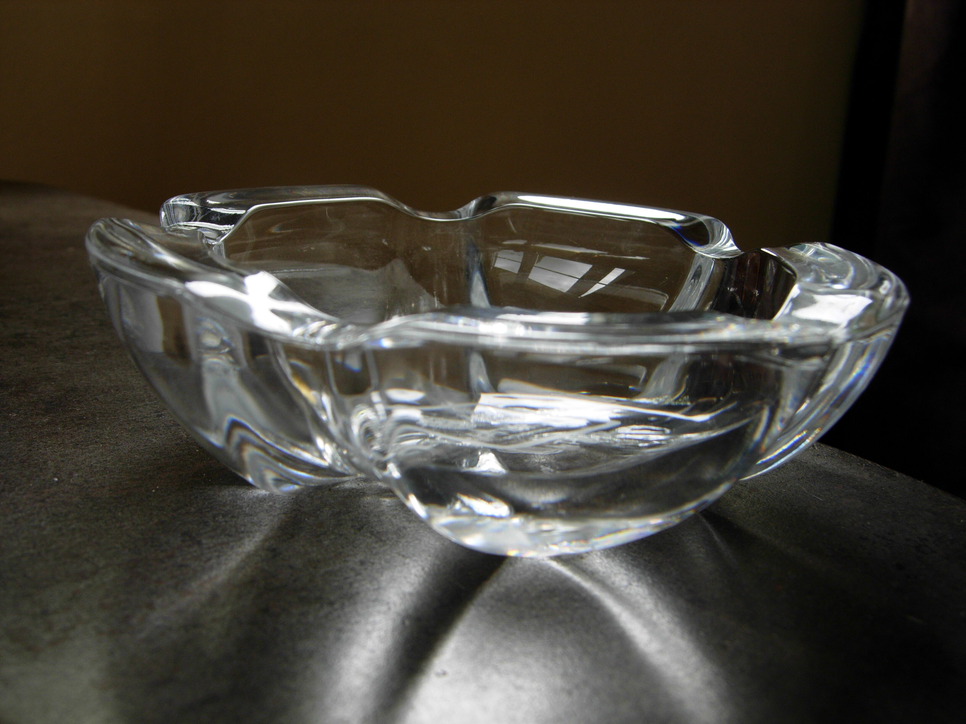 ashtray in Crystal of Arques
