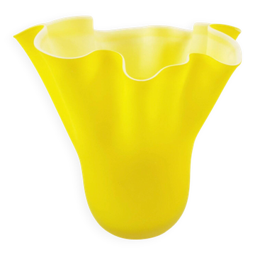 Vase Fazzoletto en verre de Murano, Italie années 1970
