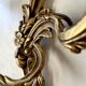Paire d'appliques rocaille en bronze