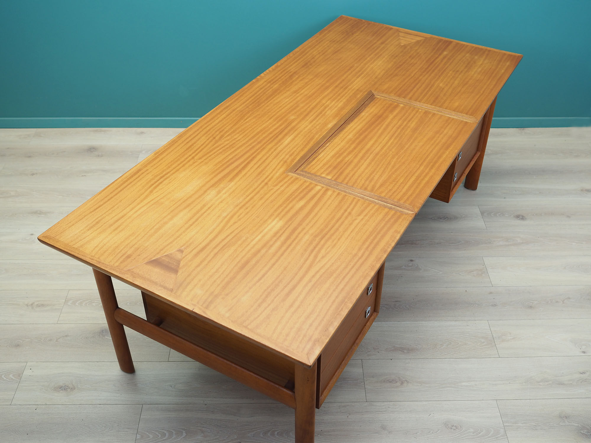 Mahogany desk, Danish design, 1960s, designer: Arne Vodder, production: Sibast