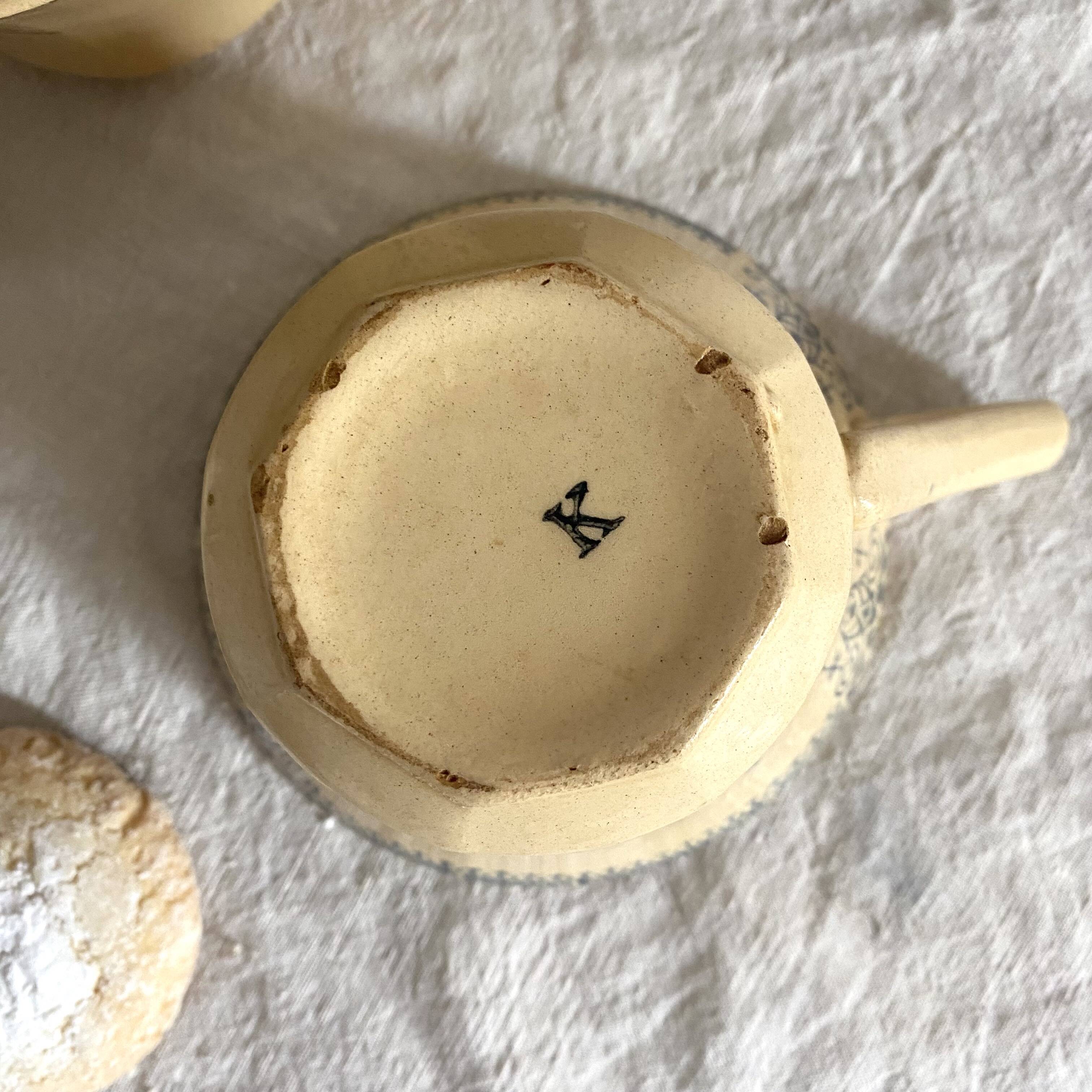 Antique St Amand cups