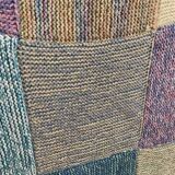 Small wool patchwork blanket