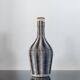 Vintage bottle in two-tone woven scoubidou.