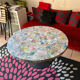 Industrial coffee table