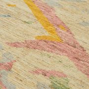 Tapis turc contemporain en laine multicolore noué à la main, 202 cm x 288 cm