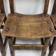 Set of 4 vintage brutalist chairs 1970
