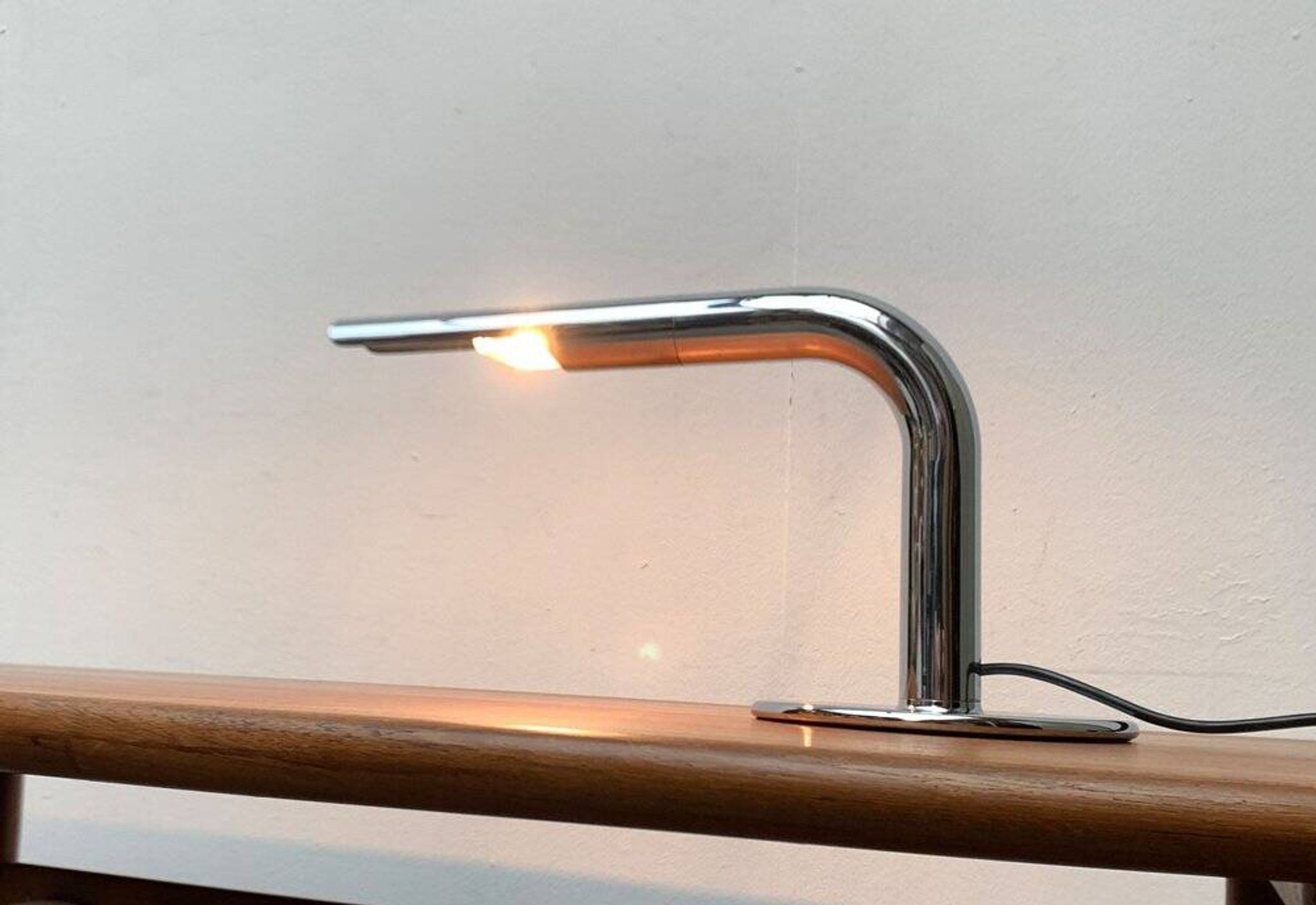 Gulp Minimalist Table Lamp from the Mid-Century by Ingo Maurer for M-Design, Germany, 1960s