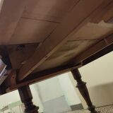 Oak dining table with extensions